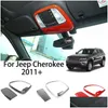 Other Interior Accessories Abs Car Front Reading Light Lamp Er Trim Decoration For Jeep Grand Cherokee 2011Add Exterior Accessories Dr Dhuyp