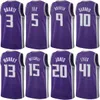 Imprimé Homme Youth Basketball City Sasha Vezenkov Jersey 7 JaVale McGee 00 Jeremy Lamb 26 Chris Duarte 3 Trey Lyles 41 Colby Jones 20 Statement Icon Noir Violet Bleu