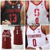 Mich28 Stanford Cardinal College Basketball Jersey 11 Jaiden Delaire 12 Keenan Fitzmorris 13 Oscar Da Silva 14 Marcus Sheffield Custom Stitched