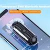 TWS fone de ouvido Bluetooth sem fio fone de ouvido intra-auricular modelo TM20 tela espelhada display LED dois fones de ouvido com microfone embutido fone de ouvido de alta qualidade