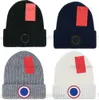 2023 chapéu de inverno luxo designer beanie homens de malha crânio boné clássico lã bonnet forcand goose chapéu mulheres mens gorros simples preto branco cinza hg014