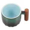 Muggar keramiska kaffemugg presentbehållare keramik koppar cappuccino cup dricka öl tumlare keramik