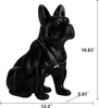 Dekorativa föremål Figurer Nordic French Bulldog Dog Statue Home Decoration Accessories Craft Harts Animal Ornament Figur Livsrum Skulptur 231115