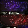 Dekorative Lichter Projektorlampen 10W Auto LED Sternenhimmel Decke Funkeln Fiber Optic Licht Innendekoration Dach Stern Musik Contr Dhyly