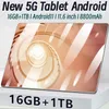 Tablet versione globale 2023 Tablet da 11,6 pollici 16 GB RAM 1 TB ROM Android 11 10 Core Pad Tablet PC Dual Wifi Doppia SIM Card