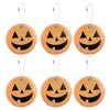 Keychains Halloween Pumpkin Monster Reflecterende hanger Holiday Lights voor binnensoor buiten decorzakken 13md