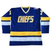 Hanson Brothers Charlestown Hockey''nhl''Trikots 16 Jack 17 Steve 18 Jeff SlapShot Film Trikots genäht Kostenloser Versand