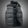 Herenvesten Vestjas Mouwloos Casual Herfst Winter Warm Werken Dikker gewatteerde jas Vest Werkkleding Kleding Oversize 231114