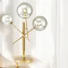 Stehlampen Nordic Minimalist Magic Bean Glaskugel Lampenschirm Led-Lampe Wohnzimmer Arbeitszimmer Licht Schlafzimmer Nachttisch Dekorative Tischleuchten