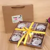 Ensembles de vaisselle Style japonais Fleur de cerisier Céramique Sushi Plats Sashimi Soysauce Dish Set Vaisselle Coffret cadeau (12pcs / Set)