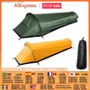 Tentes et abris Camping chanter personne tente ultralégère compacte sac de séparation extérieur tente plus grand espace sac à dos étanche couverture de tente randonnée Q231115