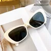 Sunglasses Designer 23 Spring/summer New Cat's Eye Pearl for Women Style Premium goggles JY4U