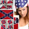 Confederate Rebel Flag Bandanas Flagg Print Bandana/pannband för vuxna Bandanas Gratis frakt 60PS/LOT 0383