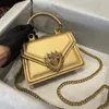 Merk klassieke premium lederen schoudertas ontwerper luxe crossbody tassen dames kettingtas mode handtassen portemonnee vrouwelijke portemonnee boog knoop liefdespatroon