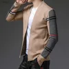 Giacche da uomo Grado superiore Nuovo designer di marca Moda di lusso Cardigan in maglia Maglione Uomo Casual Cappotti alla moda Giacca Autunno Inverno Uomo AbbigliamentoL231115