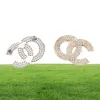 Märke Luxurys Design Diamond Brosch Women Crystal Rhinestone Letters Suit Pin Fashion Jewelry Clothing Dekoration Högkvalitativ 2588793