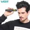 Машинка для стрижки волос VGR Профессиональная машинка для стрижки T9 Беспроводная стрижка Перезаряжаемая парикмахерская для мужчин V082 231115