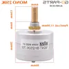 Freeshipping Mono 10K 25K 50K 100K 250K 24 étapes Potentiomètre de volume LOG Atténuateur étagé Type de série 6mm Arbre en laiton Hifi DIY 1PC Eogha