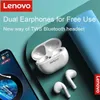 سماعات Lenovo الأصلية XT93 اللاسلكية الأذن الأذن الأذن الأذن الأذن TWS Bluetooth مقاومة للماء مع سماعة الرأس إلغاء ضوضاء MICS