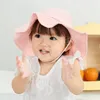 Sweet Hat Baby Girl Summer Bow Kids Bucket Hat Cotton Outdoor Toddler Newborn Panama Sun Hat Panama