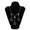 Pendant Necklaces Punk Metal Star Necklace Design For Female Hip Hop Rock Charm 90s Aesthetic Jewelry Gift