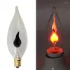 Edison Flicker LED Candle Light Flame Lamp E14 E27 Emulering Fire Lighting Vintage 3W 220V Tail Retro Decor Energy Saving Lamp