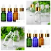 Packing Bottles Wholesale Price 10Ml Glass Eye Dropper Bottle Clear Amber Green Blue Essential Oil 10 Ml Portable Small Per Bottles Dr Dhd6N