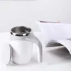 Mugs Automatic Stirring Cup Mug Rechargeable Portable Coffee Electric Stainless Steel Rotating Magnetic Home Drinking Tools 231115