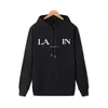 Lanvin Hoodie Men's Hoodies Sweatshirts 2023 Lanvins Hoodie Designer Seater Mens and Womens Sweatshirtレタープリントプルオーバーエッセンシャル6 5xrr