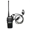 Walkie Talkie Dual Pheadphone لـ Baofeng UV-82 8W Ham Radio Stations VHF UHF CB Headset UV82 UV 82