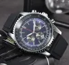 Top luksusowe męskie 1884 zegarek kwarc endurance pro avenger chronograph 44 mm zegarki wiele kolorów gumowe zegarki zegarki szklane na rękę