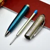 High Quality Office For Business Pen Birthday Refill Stationery Fashion Silver Write Pens Car Ballpoint Gift Ahggp