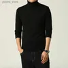 Men's Sweaters Mens Winter High-neck Pullover Sweater Oversize Thick Turtleneck Knitted Sweaters Green Yellow Knitwear Knit Top Pullovers Xxxl Q231115