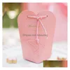 Gift Wrap Romantic Love Heart Shaped Laser Cut Candy Boxes Casamento Party Favor With Blink Rope Decoration Za1391 Drop Deli Dhyg6