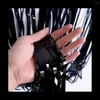 Curtain 10-Pack Black Metallic Foil Curtains 2M Rain Screen Halloween Background Wall Birthday Decoration