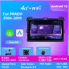 Autoradio Android pour Toyota PRADO 2004-2009 écran tactile stéréo Audio GPS multimédia BT 4G WiFi