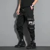 Herrenhose Dünn Streetwear Casual Herren Bänder Harem Jogging Herren Slim Fit Spring Cargo MultiPocket Hose J9 230414