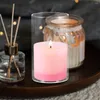 Candle Holders Glass Cup Pillar Candles Supply Cover Lamp Shades Decorate Clear