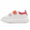 Outdoor New Kids Shoes White Red Black Dream Blue Single Strap Outsized Sneaker Rubber Sole AS Soft Calfskin Leather Lace Up Trainers Spor