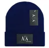 HIP HOP Moda Berretti acrilici AX Marca Dome Bonnet AX Letrter beanie cappello invernale Cappello Luxury Designer lavorato a maglia Cappelli di pietra berretto di lana spessa autunno berretti con teschio solido a3