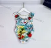 kids One-Pieces Swimwear Designer Fashion Swimsuit Fashion printing Girls baby Bathing Textile Summer Swimwear Bikinis Set Swim Clothing Swimming Bathers Suits