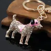 Keychains Tianbo Fashion Dog Dachshund Keychain Bag Charm Pendant Keys Holder Keyring Jewelry for Women Girl Gift