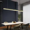 Pendelleuchten Postmoderne LED Restaurant Teestube Kronleuchter Esstisch Bar Marmorstreifen Licht Luxuslampe