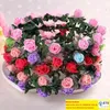 Bohemian Flower Wreath Girl Head Flower Crown Rattan Garland Festival Wedding Bridal Floral Headband Headdress Party Decoration