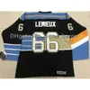 SL CCM Lemieux Penguins Hockey Trikot Jaromir Jagr Capitals 8 Alex Ovechkin Schwarz Weiß Größe M-XXXL