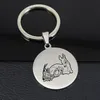 Keychains Lovely Deer Pendant Keychain Simple Stainless Steel Jewelry Birthday For Mom YP7304