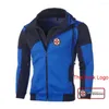 Sweats à capuche pour hommes 2023 Umbrella Corporation hommes Patchwork manches longues Double fermeture éclair vestes sweat décontracté vêtements de sport manteau hauts