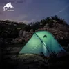 Tents and Shelters 3F UL GEAR Ultralight Tent Doub Layer 1 Person Sing Tent Hiking Camping 3/4 Season 15D/210T Coated Waterproof Lightweight Q231115