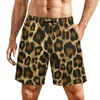 Gym kleding luipaardbord compressie shorts print plus size strand broek klassieke dierenvlekken mannen comfortabel