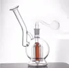 ACOOK Pipes en verre Bong narguilé 6 Bras Arbre Percolateur recycleur de conduites d'eau Dab Oil Rigs Mobius Matrix side-car cendrier avec tuyau de brûleur à mazout en verre mâle de 14 mm